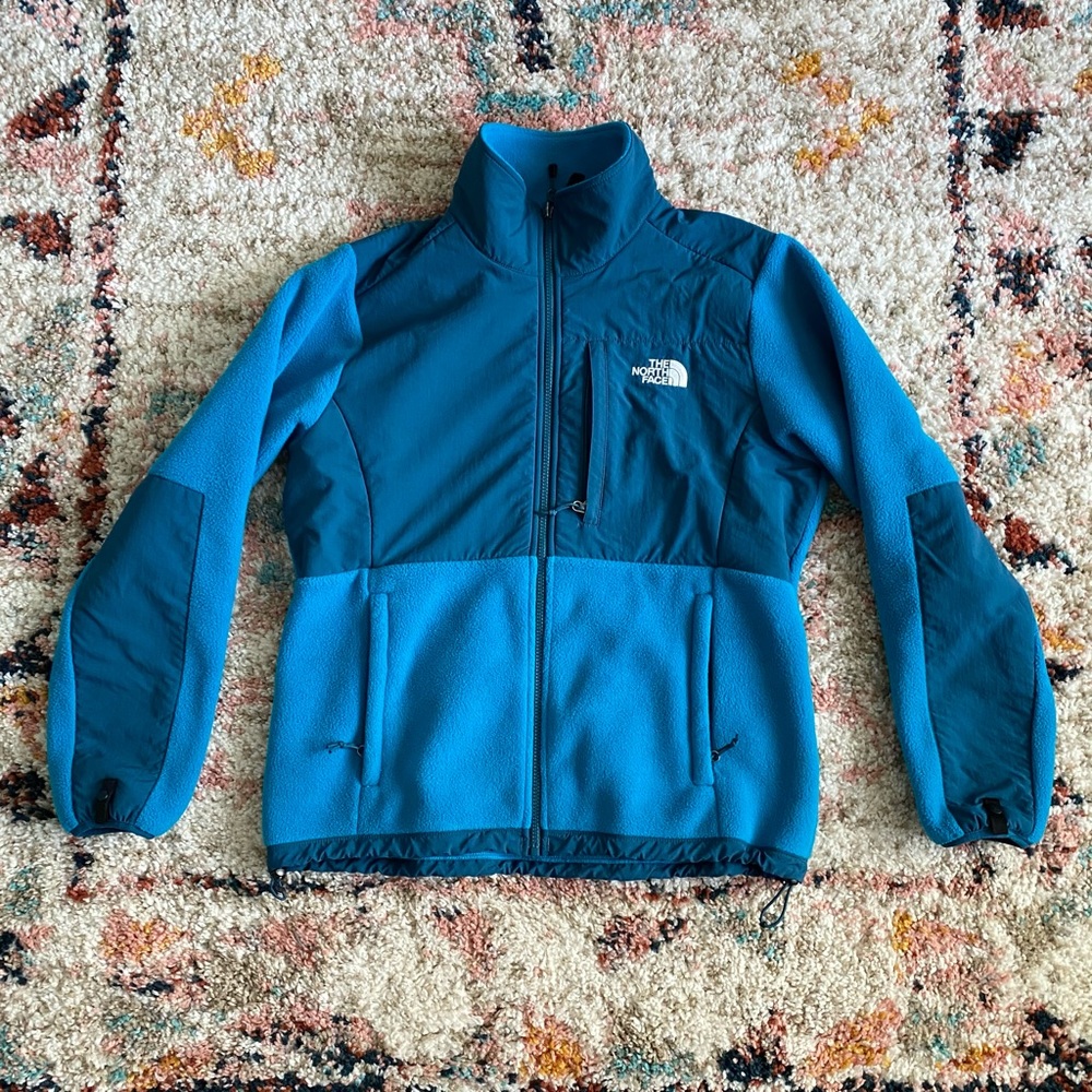 Teal Women’s North-face fleece LIKE NEW